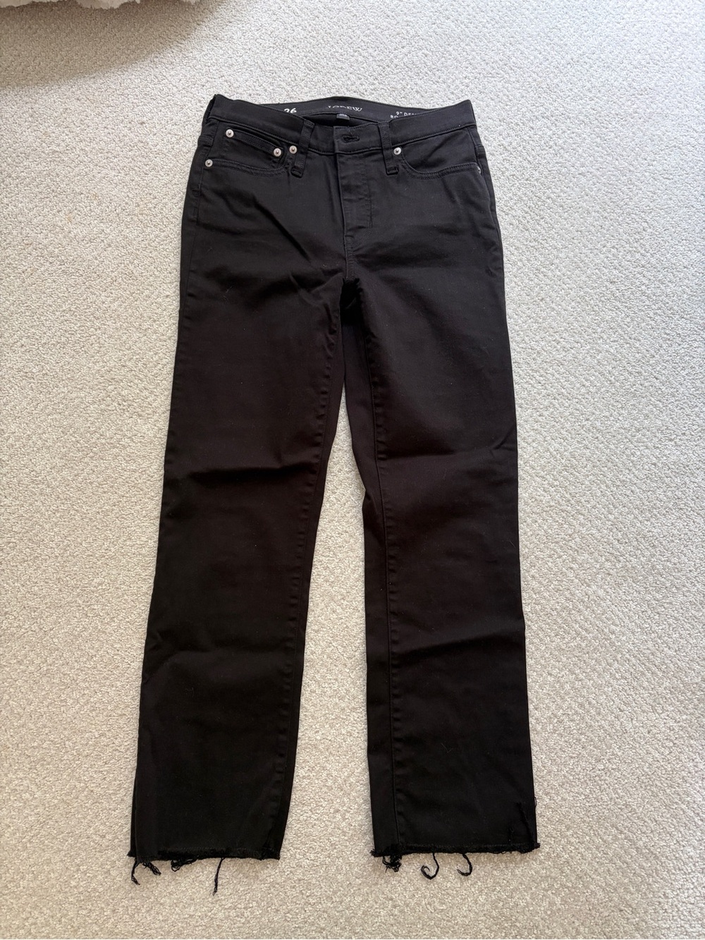 J. Crew Black Women's Boot Crop Leg Jeans